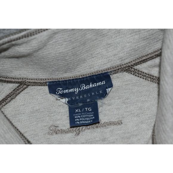 Tommy Bahama Reversible Sweater Mens Size XL Pullover 1/4 Zip Relax Hawaiian - Picture 6 of 8